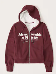 Женская толстовка на подкладке из шерпы TWJ13 от онлайн-магазина Abercrombie.ru Женская толстовка на подкладке из шерпы TWJ13 от онлайн-магазина Abercrombie.ru