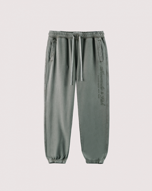 Мужские трикотажные штаны с вышивкой D72 D72 от онлайн-магазина Abercrombie.ru