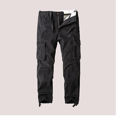 Зимние теплые штаны карго с начесом DG17