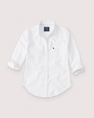 Белая рубашка оксфорд RW03