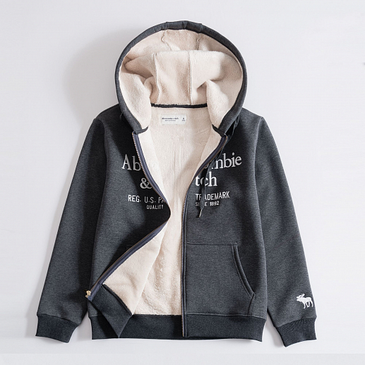 Толстовка с начесом на молнии T89 T89 от онлайн-магазина Abercrombie.ru