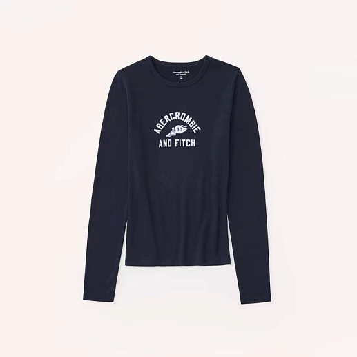 Женский лонгслив softAF с логотипом на груди LW10 LW10 от онлайн-магазина Abercrombie.ru