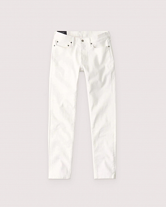 Белые джинсы Athletic Skinny Stretch DS05