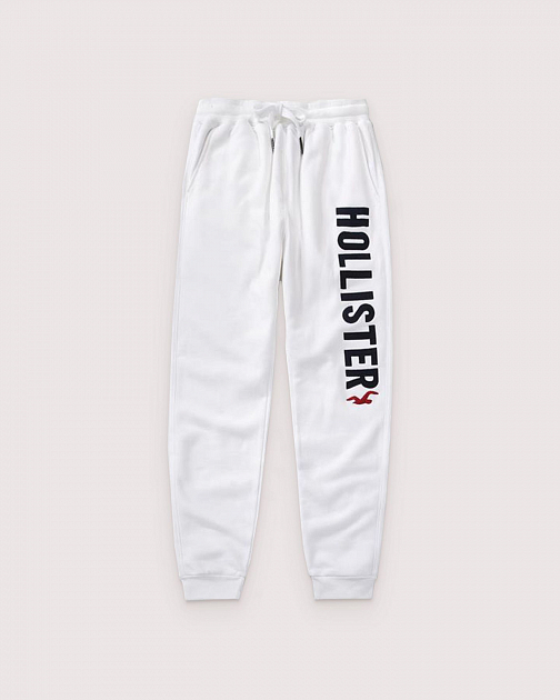 Белые мужские штаны джоггеры DH31 DH31 от онлайн-магазина Abercrombie.ru