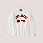 Белый свитшот с апппликацией на груди ST56 Abercrombie & Fitch