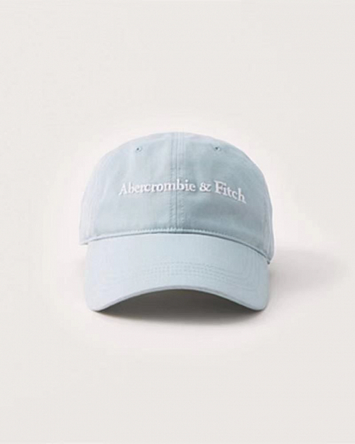 Бейсболка голубая с логотипом K34 K34 от онлайн-магазина Abercrombie.ru