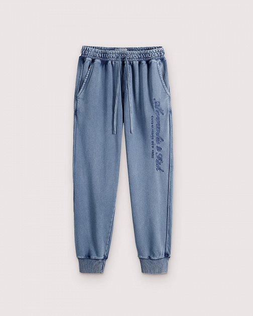 Мужские трикотажные штаны голубого цвета D58 D58 от онлайн-магазина Abercrombie.ru