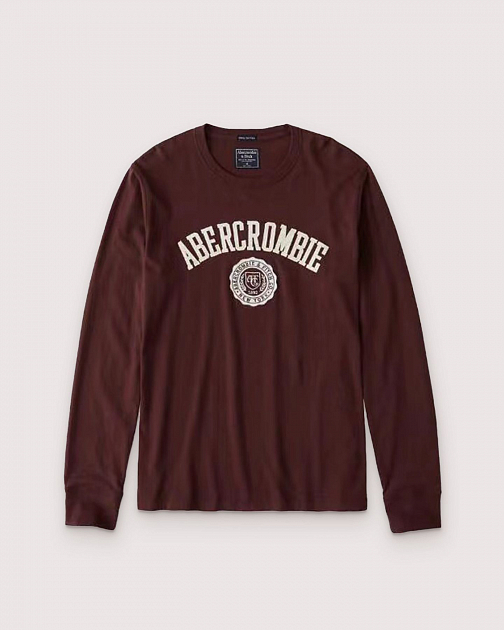 Бордовый лонгслив с вышивкой на груди L33 L33 от онлайн-магазина Abercrombie.ru Бордовый лонгслив с вышивкой на груди L33 L33 от онлайн-магазина Abercrombie.ru