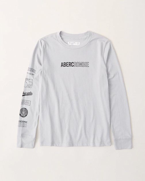 Лонгслив с принтом LC2 от онлайн-магазина Abercrombie.ru