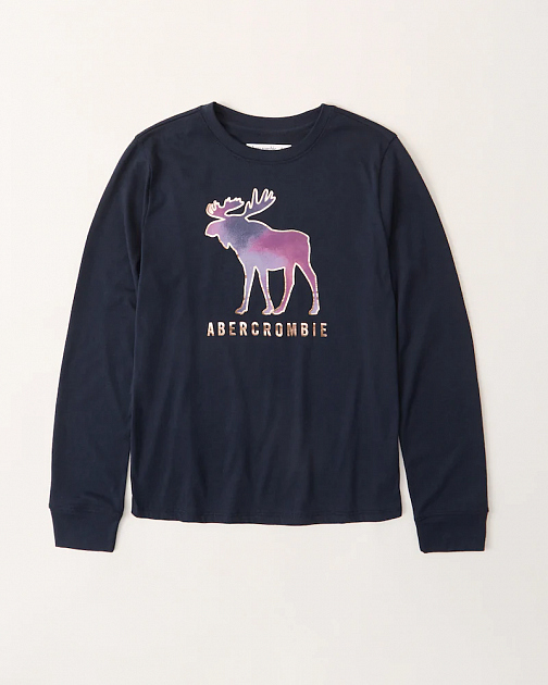 Лонгслив с логотипом LC1 LC1 от онлайн-магазина Abercrombie.ru