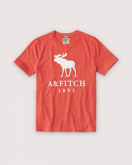 Детская футболка с вышивкой на груди KF06 KF06 от онлайн-магазина Abercrombie.ru