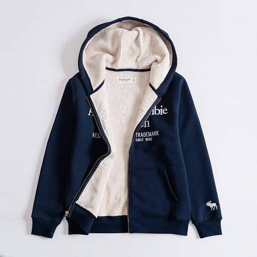 Толстовка с начесом на молнии T88 T88 от онлайн-магазина Abercrombie.ru