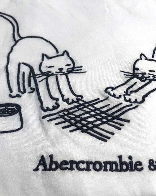 Лонгслив с вышивкой L24 L24 от онлайн-магазина Abercrombie.ru