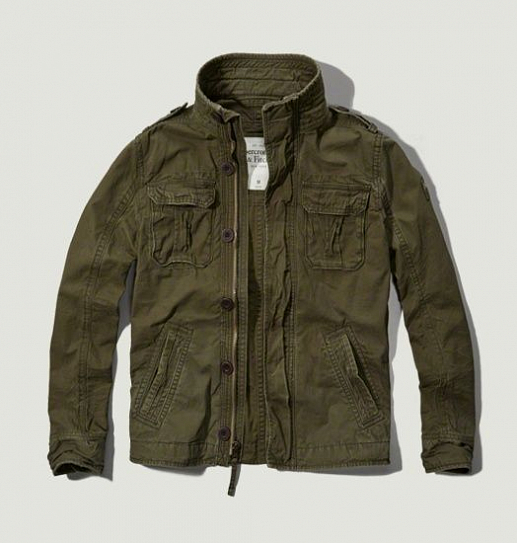 Мужская куртка милитари J08 J08 от онлайн-магазина Abercrombie.ru