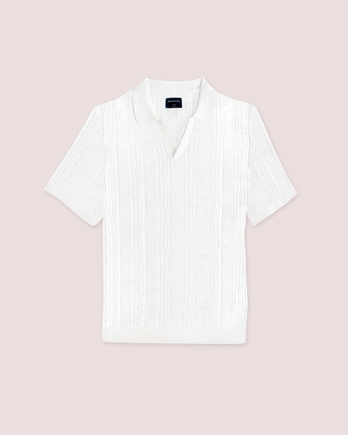 Мужская вязаная футболка-поло F331 F331 от онлайн-магазина Abercrombie.ru