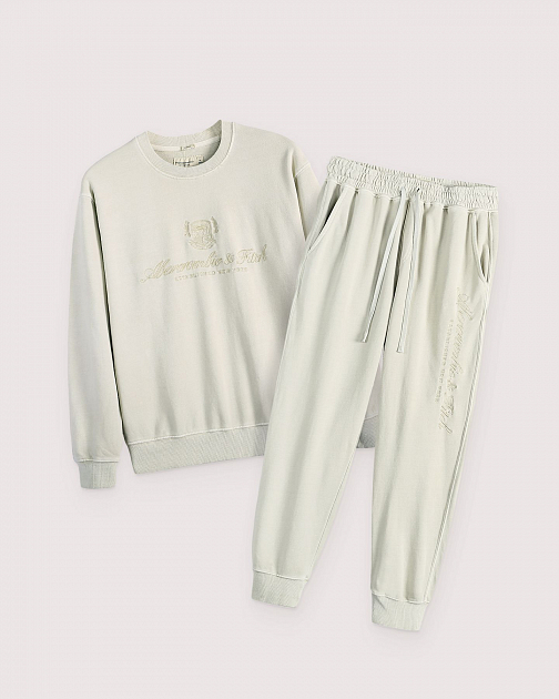 Мужские трикотажные штаны бежевого цвета D59 D59 от онлайн-магазина Abercrombie.ru