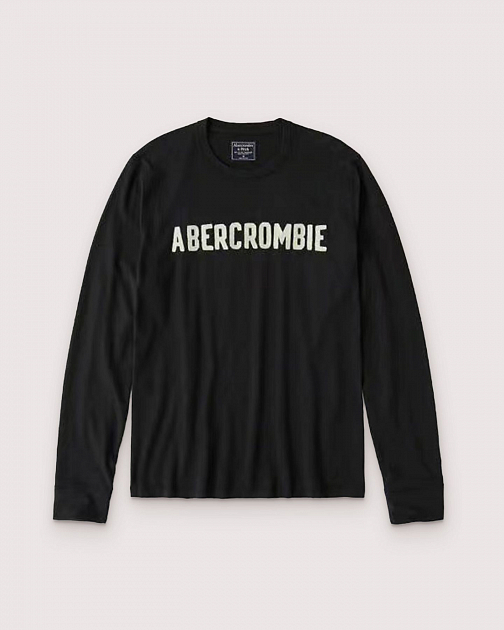 Лонгслив чёрного цвета с вышивкой на груди L34 L34 от онлайн-магазина Abercrombie.ru Лонгслив чёрного цвета с вышивкой на груди L34 L34 от онлайн-магазина Abercrombie.ru