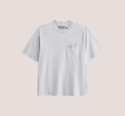 Мужская футболка с карманом и логотипом F348