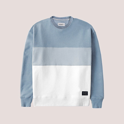 Мужской свитшот с контрастными блоками ST55